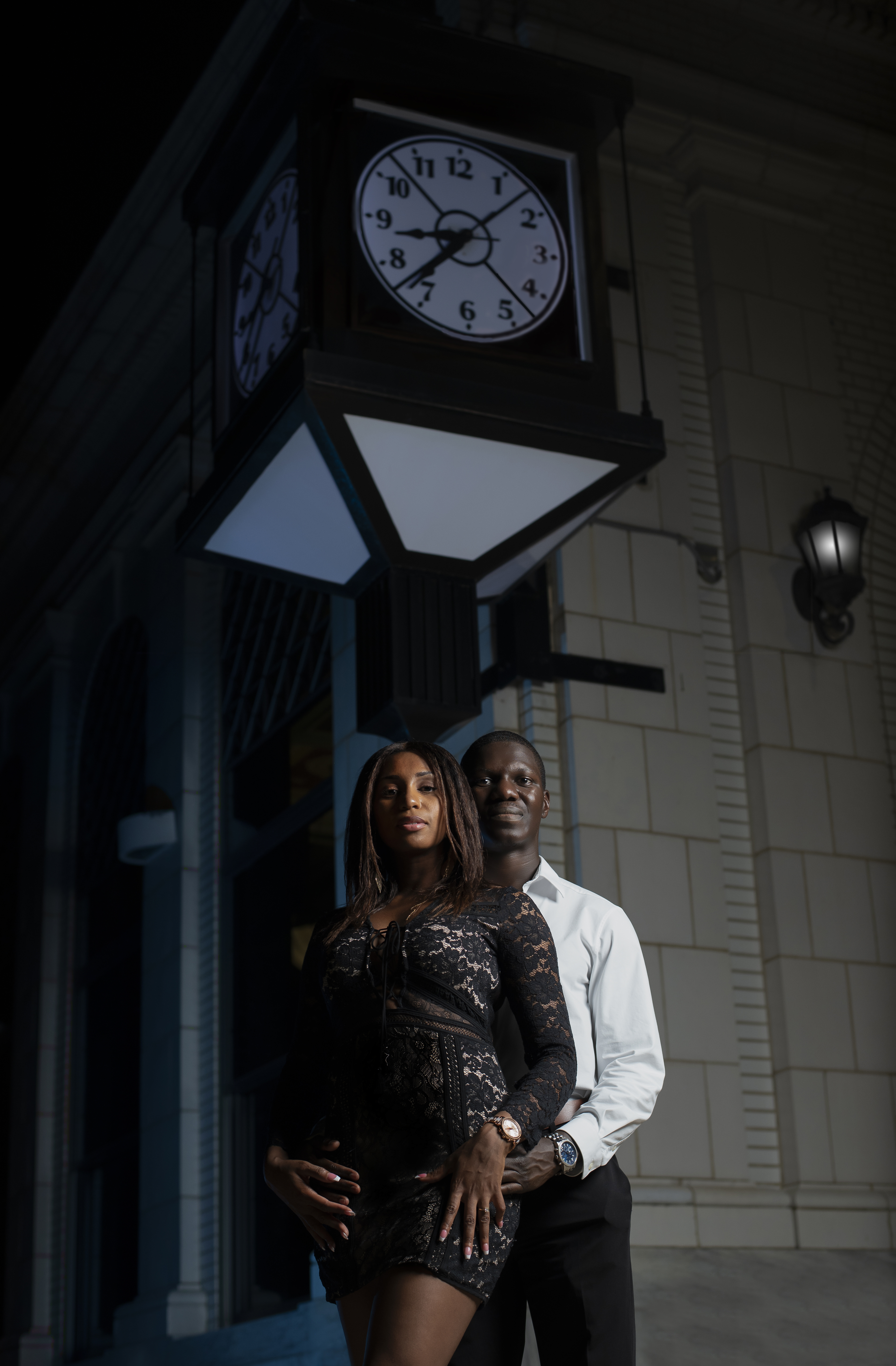 Romantic Engagement Session Downtown Panama City FL