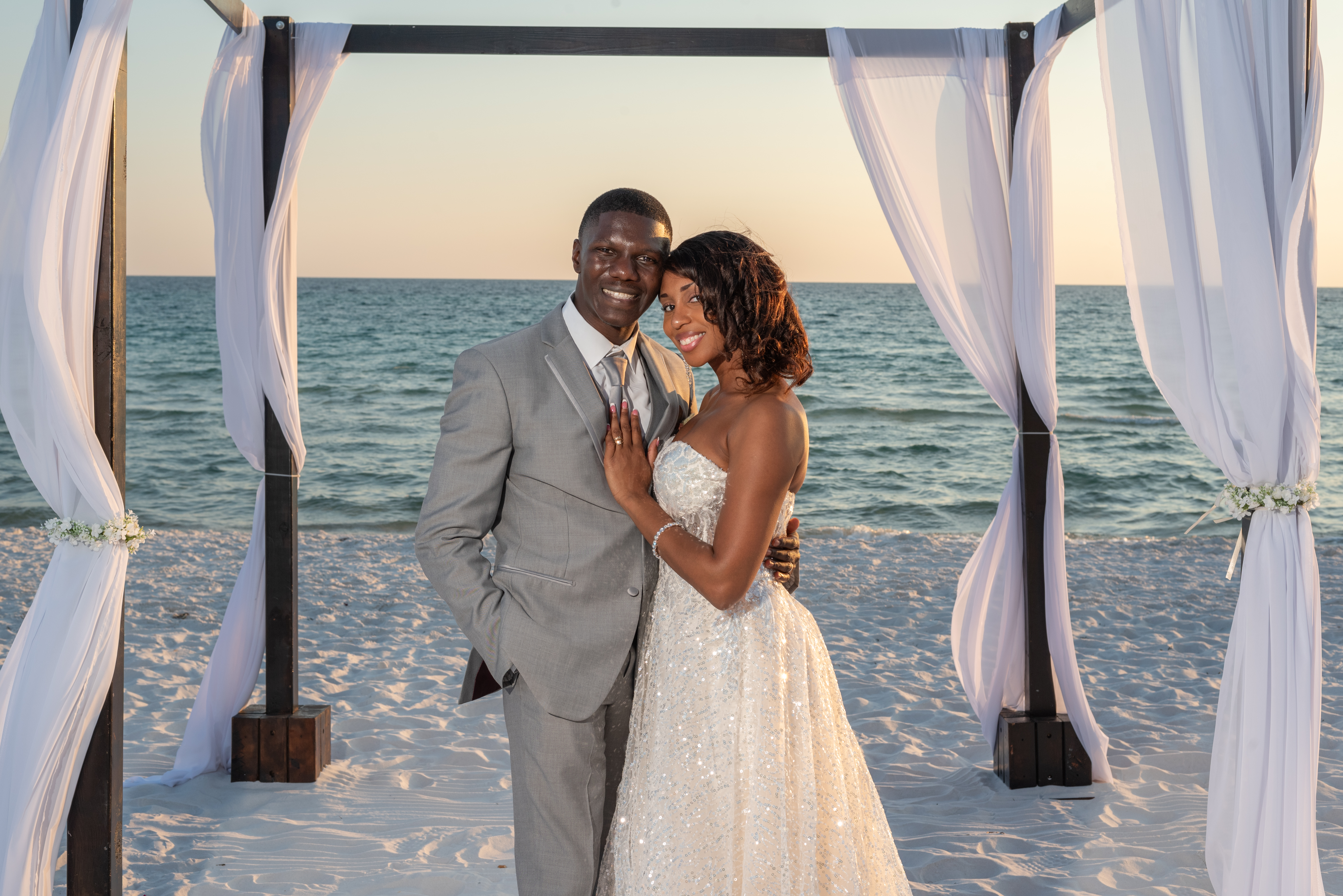 Panama City Beach FL Wedding Ceremony at the Springhill Suites